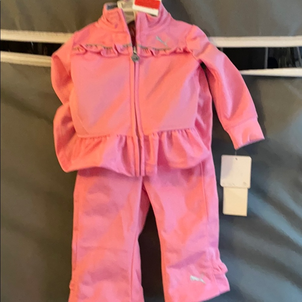 Puma girls track suit
